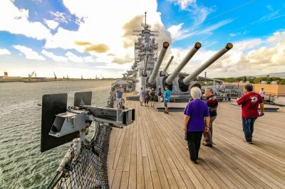Stand on the decks of the uss missouri, ride out to the arizona memorial, and hear stories from local guides. includes waikiki hotel pickup and all entry tickets.