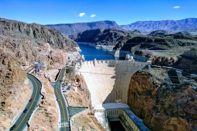 Step inside hoover dam with a ranger, walk the bridge above the colorado river, and explore boulder city’s history. includes hotel pickup and wifi onboard.