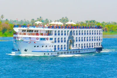 Float down the nile from aswan to luxor, explore abu simbel, soar in a hot air balloon, and visit ancient temples. includes cruise stay, local guide & transfers.
