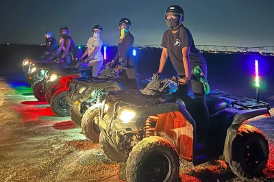 Feel the miami night on a guided redland atv adventure—ride under the stars, spot wildlife, and capture memories with photos included. wheelchair accessible.
