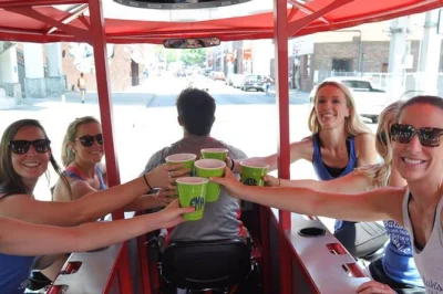 Laugh, pedal, and toast with friends on a lively scottsdale bar crawl by party bike—includes drink specials, coolers, and pickup in old town.