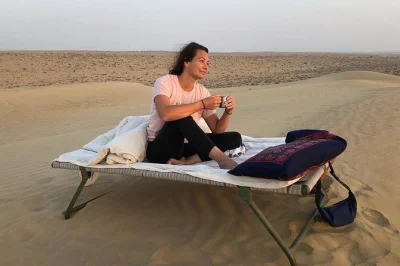 Step into rajasthan’s desert with a guided overnight safari from jaisalmer, including kuldhara ghost village, sunset dunes, campfire dinner, and city pickup.