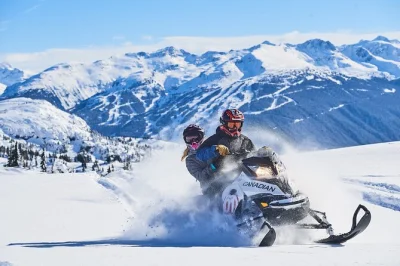 Feel the rush of whistler’s backcountry on a guided snowmobile tour. ride forest trails, cross frozen lakes, and gear up with all equipment included—plus shuttle pickup.