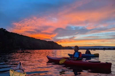 Feel the rush of paddling nickajack lake at dusk, witness thousands of bats at sunset, and hear stories from your guide—includes all equipment and runs on eastern time.