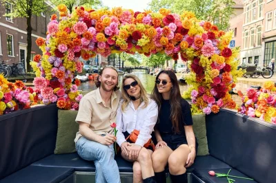 Float through amsterdam’s canals on a flower boat, hear local stories, snap the city’s best photos, and relax with a friendly guide—includes 60-minute cruise.