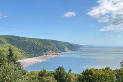 Feel the bay of fundy’s wild air on a small group day trip from saint john to st. martins & the fundy trail parkway, with snacks, local guide & ship pickup included.