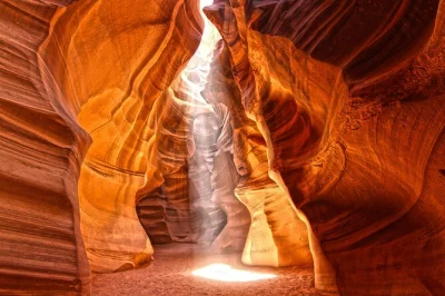 Feel the shifting light inside upper antelope canyon, guided by a local expert. includes all entry fees and a one-way canyon walk with a short hike out.