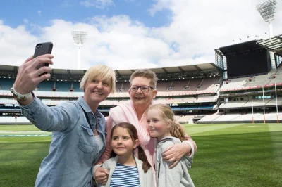 Step onto the melbourne cricket ground, explore player-only areas, and get hands-on at the australian sports museum. includes guided mcg tour and museum entry.