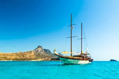 Swim at anthony quinn bay, relax at afandou beach, and snorkel kalithea springs on a rhodes day cruise with lunch, drinks, and local guide included.