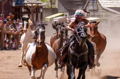 Step into sioux city park in gran canaria for wild west shows, real saloon food, and animal encounters. includes entrance ticket and family-friendly fun.