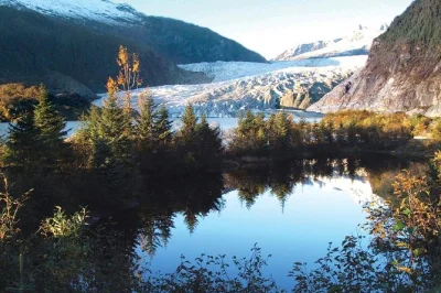 Feel the chill of mendenhall glacier, spot humpbacks on a whale watching cruise, and savor wild salmon at a forest salmon bake—includes pickup and local guide.