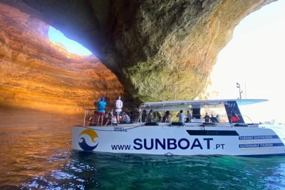 Feel the quiet glide of a solar catamaran along algarve’s coast, enter benagil cave, spot birds and old forts, and swim if it’s warm—all with eco comfort and easy boarding.
