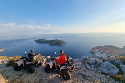 Feel the rush of an atv safari near dubrovnik, ride through old villages & up srd hill, soak up adriatic views, with pickup, guide & local treats included.