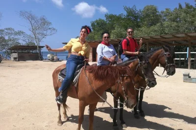 Ride horses through roatan’s jungle, splash in the sea, and relax at west bay beach. includes round-trip port transport and local guide. book your spot now.