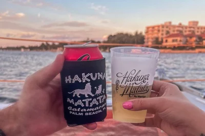 Watch the sun dip behind west palm beach’s skyline on a relaxed catamaran cruise. see historic mansions, mega yachts, and kennedy’s bunker. includes all fees.