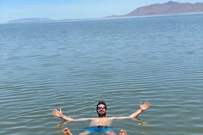 Float weightless on utah’s great salt lake, swim in salty water, and hear local stories on a small-group boat tour with snacks, bottled water, and easy pickup.