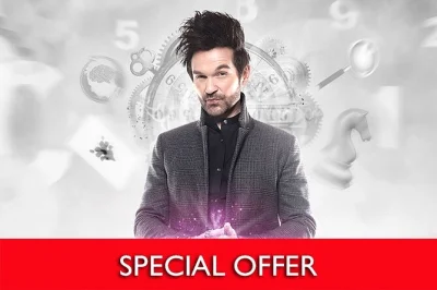 Step inside harrah’s las vegas for colin cloud’s mind-reading show—mentalism, deduction, and comedy in one night. includes show ticket and all fees.