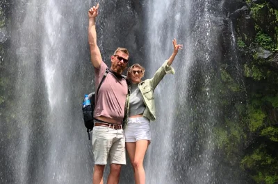 Start with a hike to materuni waterfalls, taste fresh chagga coffee, and swim at chemka hot springs. includes pickup, local lunch, and all entry fees.