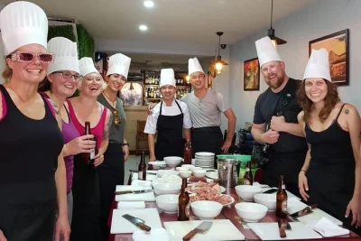 Join a hands-on hanoi cooking class with local market tour, cook 3 vietnamese dishes, and learn to make egg coffee. recipes included. book now!