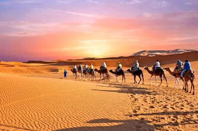 Experience a 3-day marrakech to fes desert tour. ride camels in merzouga, sleep in a sahara camp, visit ait ben haddou, todra gorge, and more.