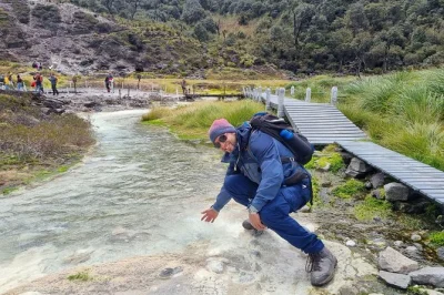 See andean condors up close, hike to waterfalls, and explore páramo landscapes on a guided puracé national park tour. includes transport, lunch, and local guide.