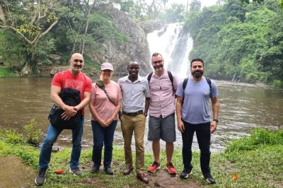 Explore jinja in one day—visit the source of the nile, sezibwa & griffin falls, mabira forest, and enjoy a city tour. includes lunch & transport.