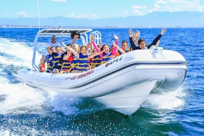 Feel the thrill in puerto vallarta—zipline over jungle & river, swim in natural pools, taste tequila, lunch included. pickup by boat or jungle truck.