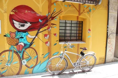 Pedal through valencia’s creative el carmen district with a local guide, discover vibrant murals, and learn artist stories. book now—bike and water included.