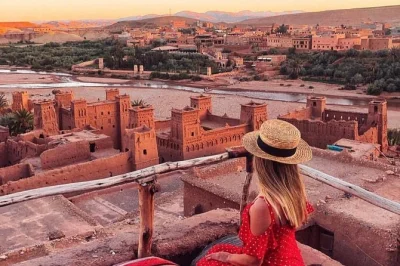 Journey from marrakech through the atlas mountains to merzouga’s dunes. visit ait ben haddou, ride camels at sunset, and sleep in a desert camp. reserve now.