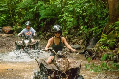 Ride through jacó’s rainforest trails by atv, splash in a hidden waterfall pool, and snack on fresh fruit. guided, safe, and ready to book now.
