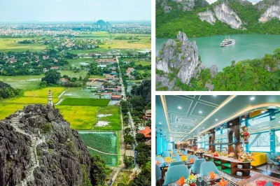Journey from hanoi to halong bay for a day of kayaking, cave exploring, and fresh seafood lunch. includes hotel pickup and a friendly local guide. book now.
