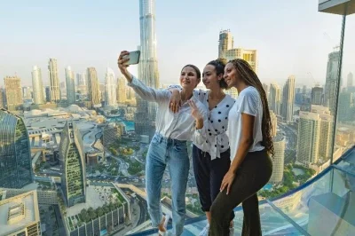 Take in dubai’s skyline from sky views observatory, walk the glass floor, and try the glass slide. includes entry tickets. book now for a unique view.
