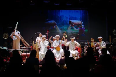Let vietnamese melodies surround you at chao show in ho chi minh city, with a live folk music performance, immersive visuals, and an 8-dish tasting menu. admission ticket included.
