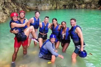 Slide, jump & swim through damajagua’s 7 waterfalls near puerto plata. guided adventure with gear, transport & local tips. book your spot now!