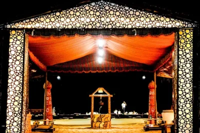 Ride camels, try dune bashing, and enjoy a bbq dinner under abu dhabi’s desert sky. includes pickup, local guide, and traditional activities. book now.