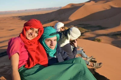 Ride camels, sleep in a berber camp, and cross the atlas mountains on this marrakech to merzouga desert tour. includes pickup, local guide, and meals.