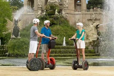 Glide through barcelona’s gothic quarter, port olímpic & ciutadella park on a segway with a local guide. small groups, includes helmet & training.