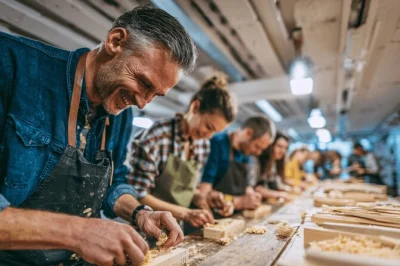 Shape your own chopsticks from japanese wood in gion, kyoto. guided hands-on workshop with optional name engraving. includes all tools, english support.