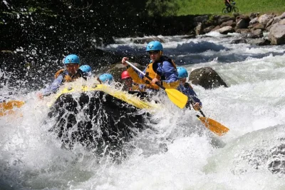 Feel the rush on the river noce in trentino, rafting from monclassico to caldes with a local guide. includes transfers, all gear, and digital photos of your day.