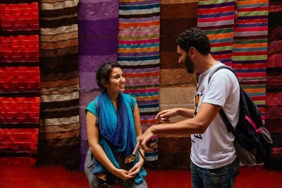 Walk marrakech’s old medina with a local guide, taste fresh bread, visit bahia palace & ben youssef madrasa. includes pickup. book your spot now.