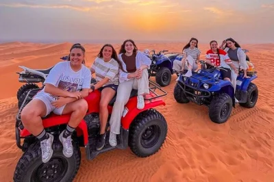 Ride a quad across merzouga’s erg chebbi dunes with a local guide. flexible start times, all equipment included. book your sahara adventure now.
