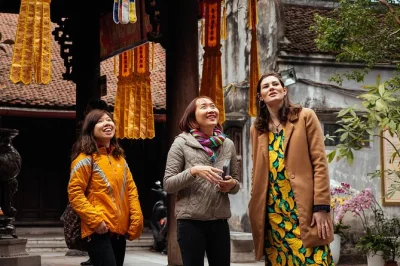 Experience hanoi’s nghia tan district on a private city tour with a local guide. includes market visit, temple stop, and traditional egg coffee. book now.