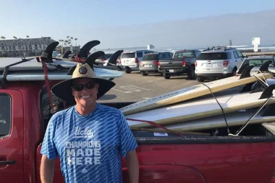 Learn to surf at oceanside harbor beach with a local instructor. includes wetsuit, board, and small group lessons. book your san diego surfing experience now.