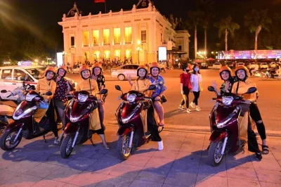 Ride vintage vespas through hanoi’s streets, taste classic dishes, and share laughs with local women guides. includes hotel pickup and dinner. book now.