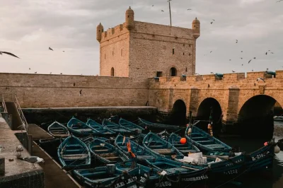 Ride camels in the agafay desert near marrakech, watch the sunset, and share a traditional moroccan dinner with music. includes hotel pickup and local guide.