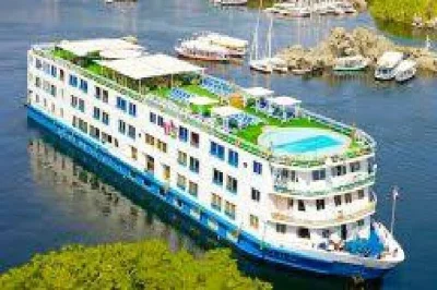 Descubra um cruzeiro de 5 dias no nilo, de luxor a aswan, com guia egiptólogo. inclui transfer, entradas e pensão completa a bordo.