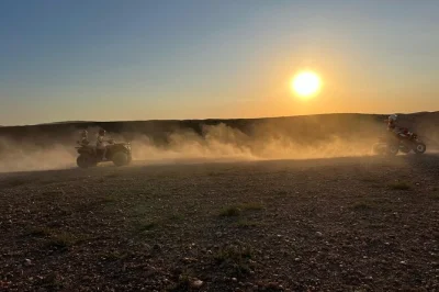 Ride quad bikes in the agafay desert near marrakech, enjoy a berber dinner under the stars with a local guide, and hotel pickup included. book now.