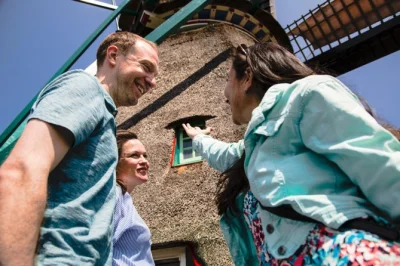 Experience zaanse schans windmills, cheese tasting, and a clog workshop with a local guide. includes public transport from amsterdam. book your spot today.