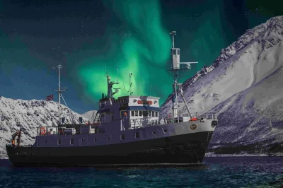 Experience a northern lights cruise from tromsø on the ms strønstad, with local guide, sauna, jacuzzi, and snacks. book now for an arctic night adventure.