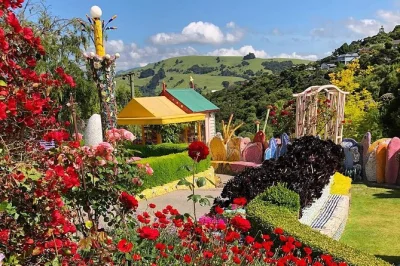 Discover akaroa’s harbour, taste cheese at barry’s bay, and explore the giants house gardens with a local guide. includes port pickup and drop-off.